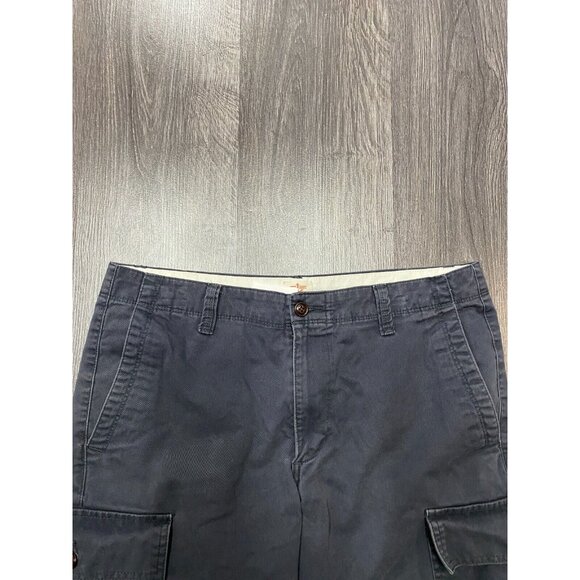 Dockers Mens Flat Front Cargo Shorts Size 34 Purple Grey Two Side Pockets - Picture 3 of 12